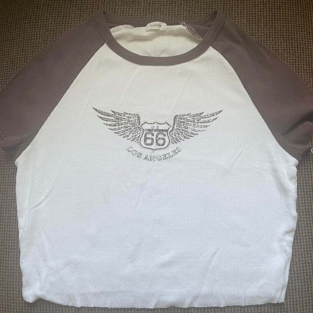 GARAGE BROWN STORMI TEE🤎